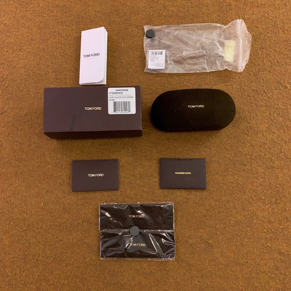 Tom Ford Brown Sunglasses Case & Accessories New Case ONLY